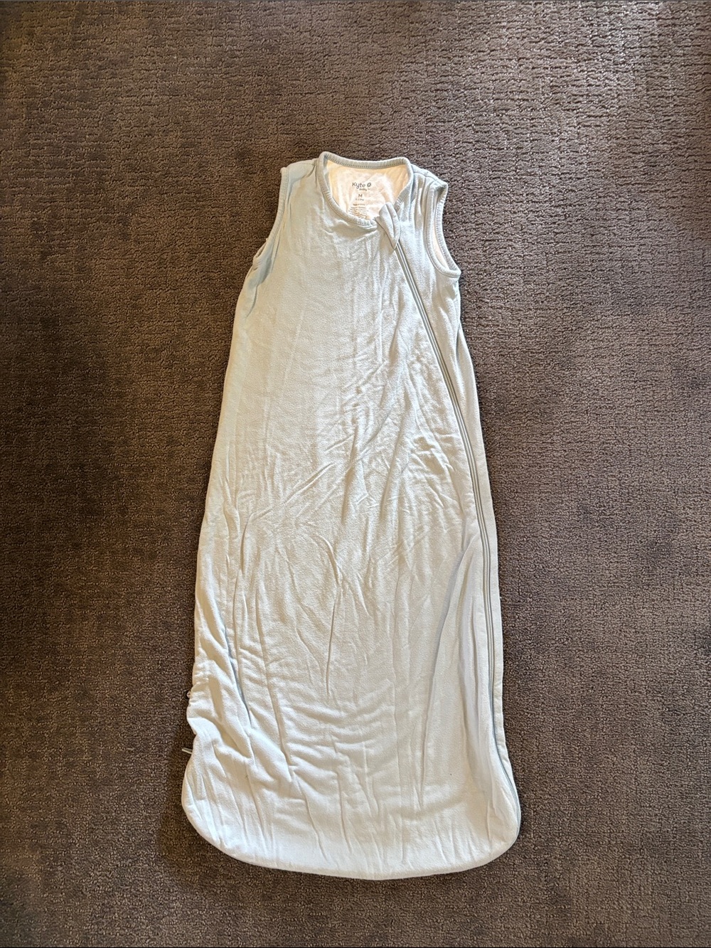 Kyte BABY .05 tog Light Blue Zippered Sleeveless Sleep Sack